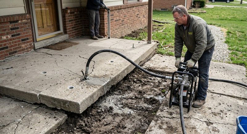Concrete Patio Raising in Tampa, FL