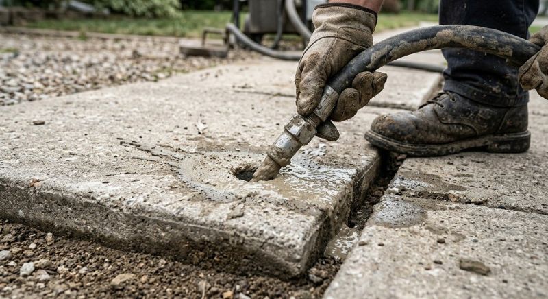 Concrete Slab Jacking in West Des Moines, IA