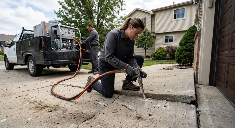 Driveway Slab Lifting in Columbus, OH