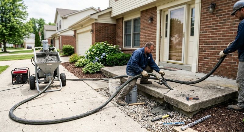 Garage Settling Repair in West Des Moines, IA
