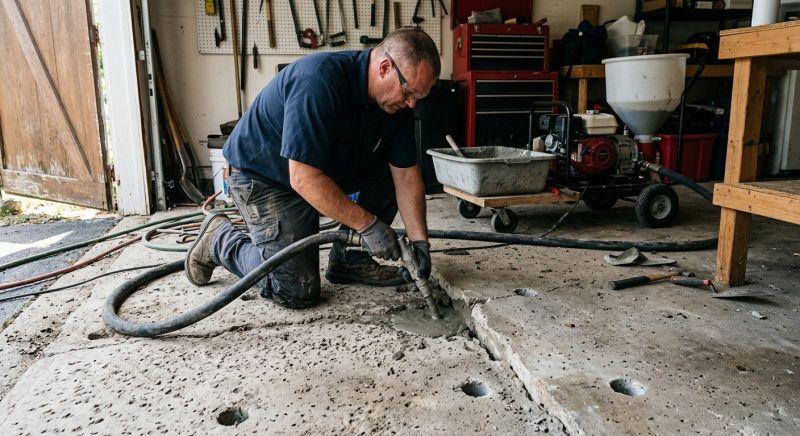 Garage Settling Repair in Columbus, OH