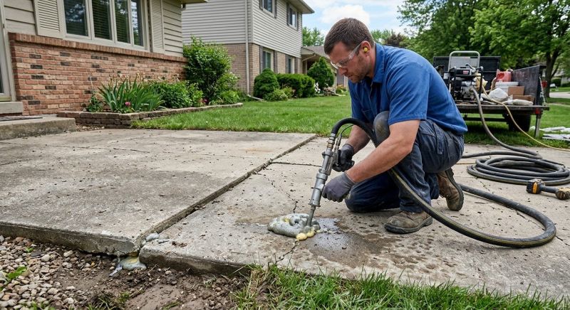 Patio Leveling in Des Moines, IA