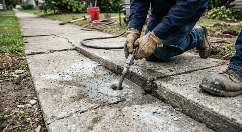 Walkway Leveling in Columbus, OH